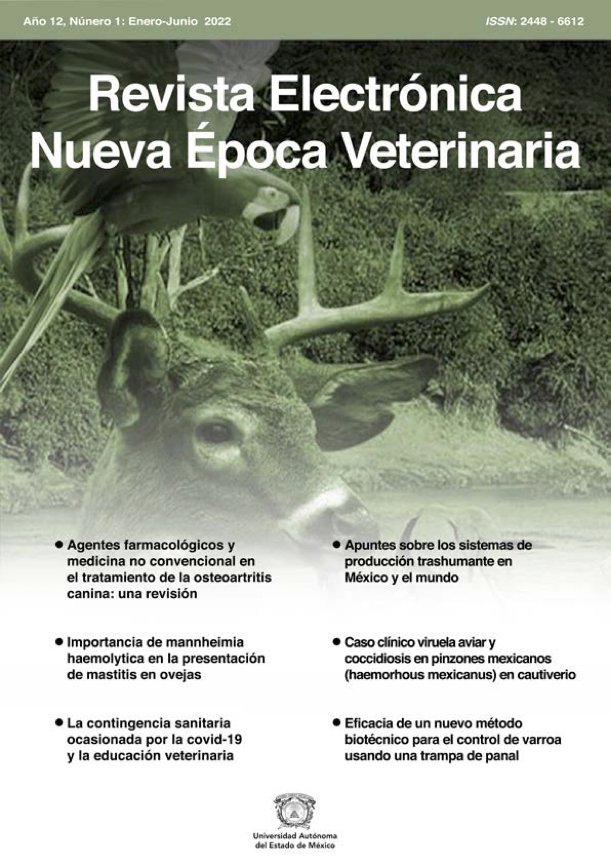 Revista Electrónica Nueva Época Veterinaria, Año 12 - No. 1, Marzo 2022